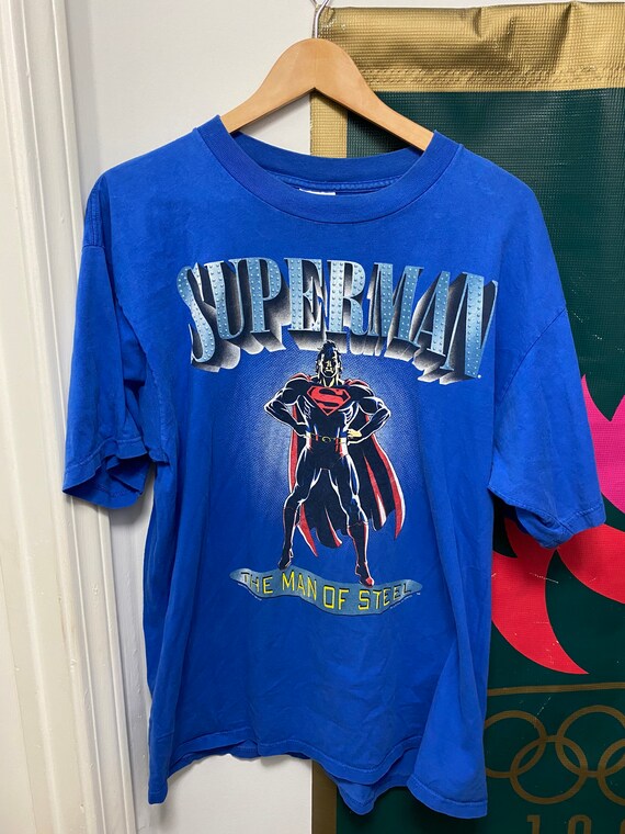 1996 Superman Man of Steel T-shirt