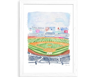 Yankee Stadium - Watercolor Home Decor / Kitchen