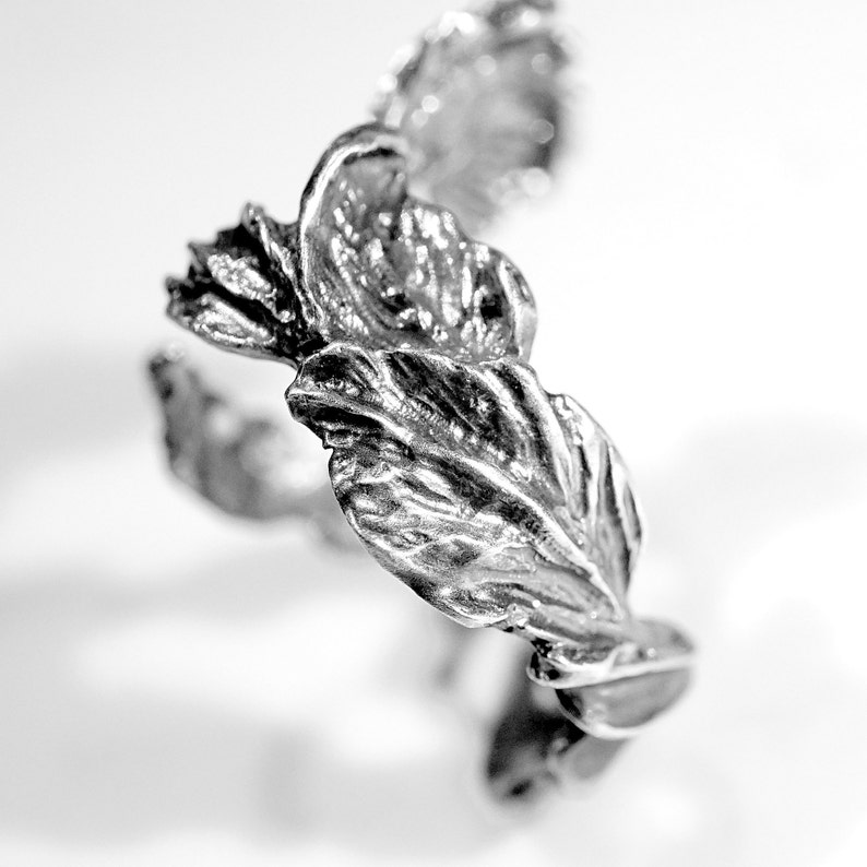 Iris Silver Statement Ring
