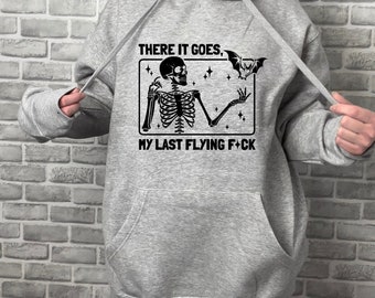 Daar gaat hij, mijn laatste vliegende fuck-hoodie