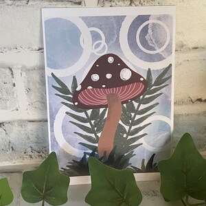 Mushroom Art, Art Print, Mushroom Decor, Cottage Core Decor, Mushroom Art Print, Nature Art, Hippie Art, Cottage Core Art