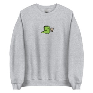 Pixelated Boba Bubble Tea Sweatshirt