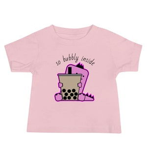 Pink Baby Bubble Tea Boba T-Shirt Boba & Foodie Lover’s Only