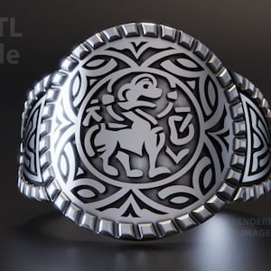 Anglo Saxon Æthelswith Ring downloadable STL file for 3D printing