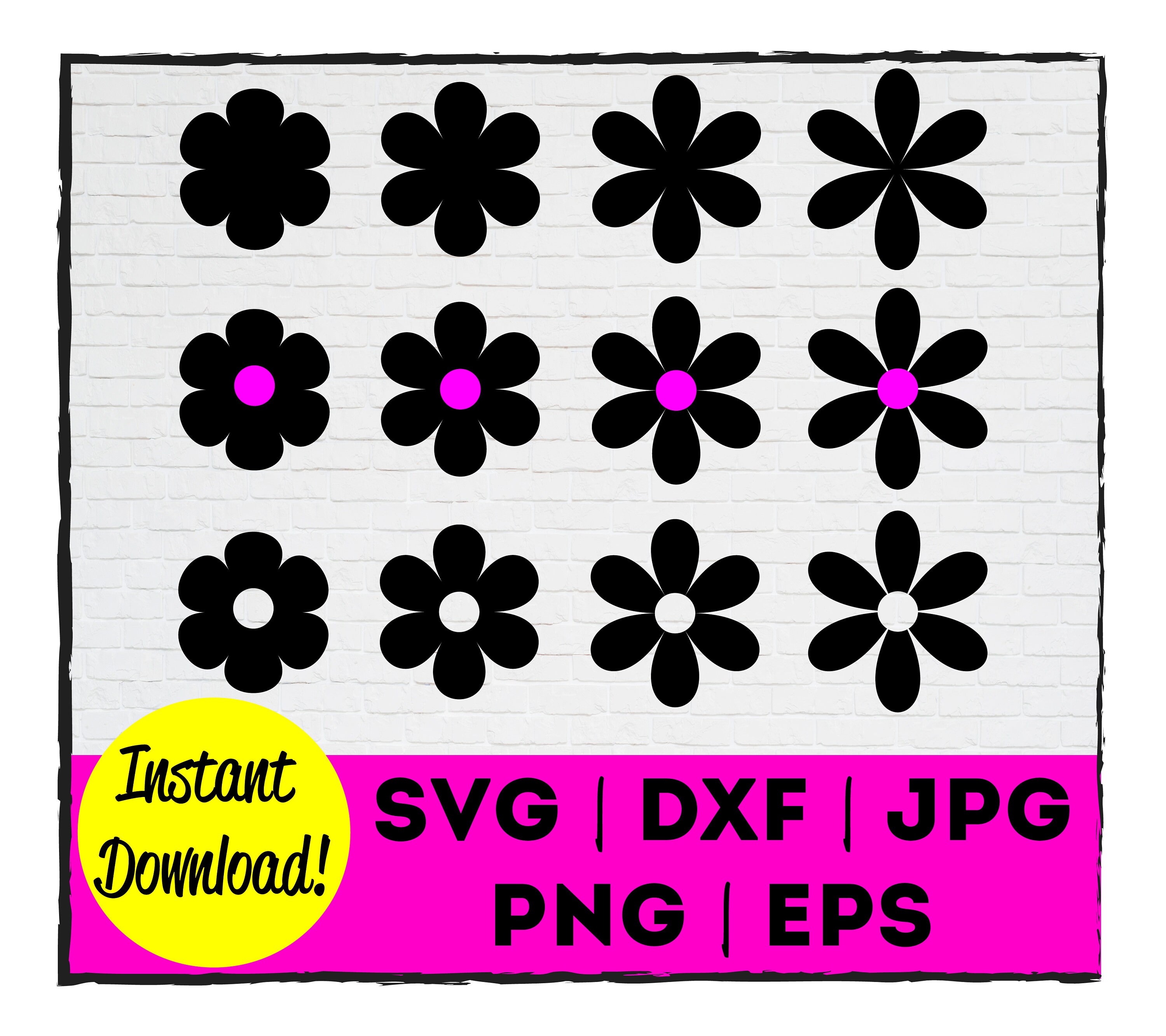 Free Free 153 6 Petal Flower Svg SVG PNG EPS DXF File