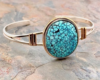 Kingman Turquoise Cuff Bracelet