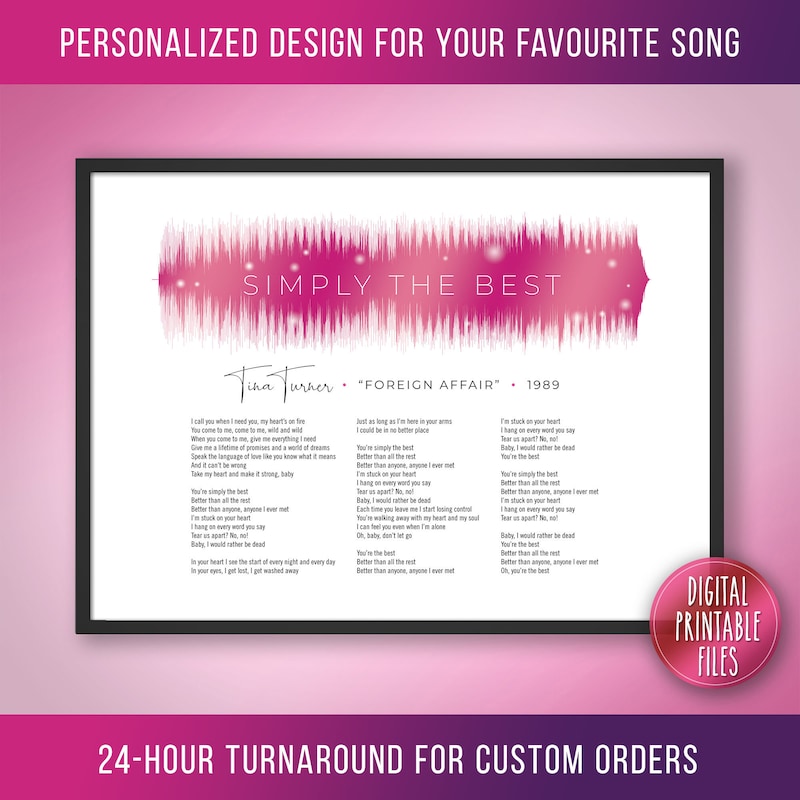 Lyrics of simply the best