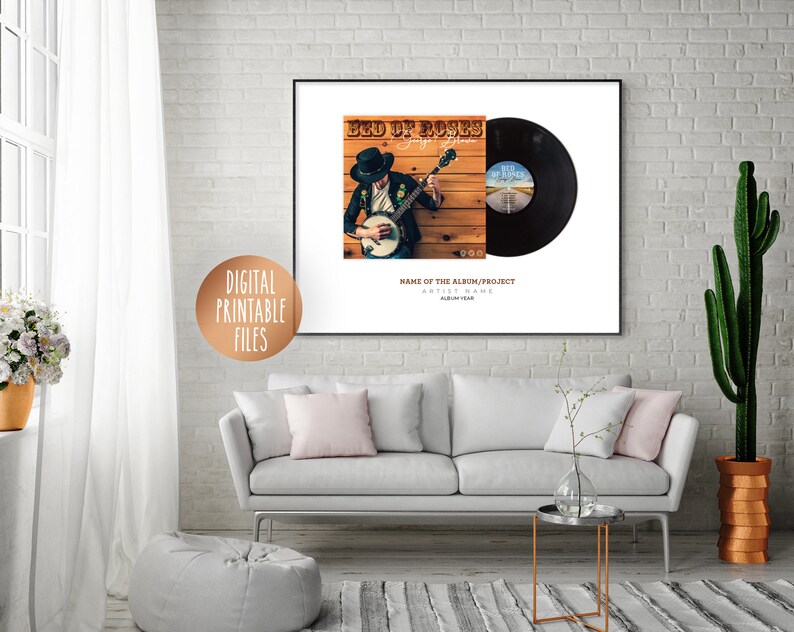 Your Music LP Album Cover and Record Photo Poster Printable image 10