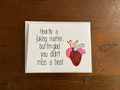 Punny Heart Surgery Greeting Card, Get Well Card