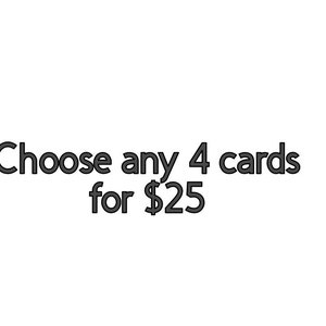 Card bundle of 4