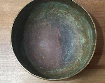 Antique Islamic Hindu Persian Handmade Copper Bowl