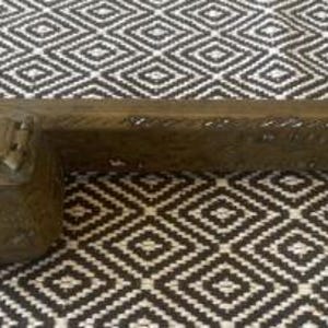 Antique Islamic Brass Qalamdan Travel Quill Pen Inkwell Persian 19th century