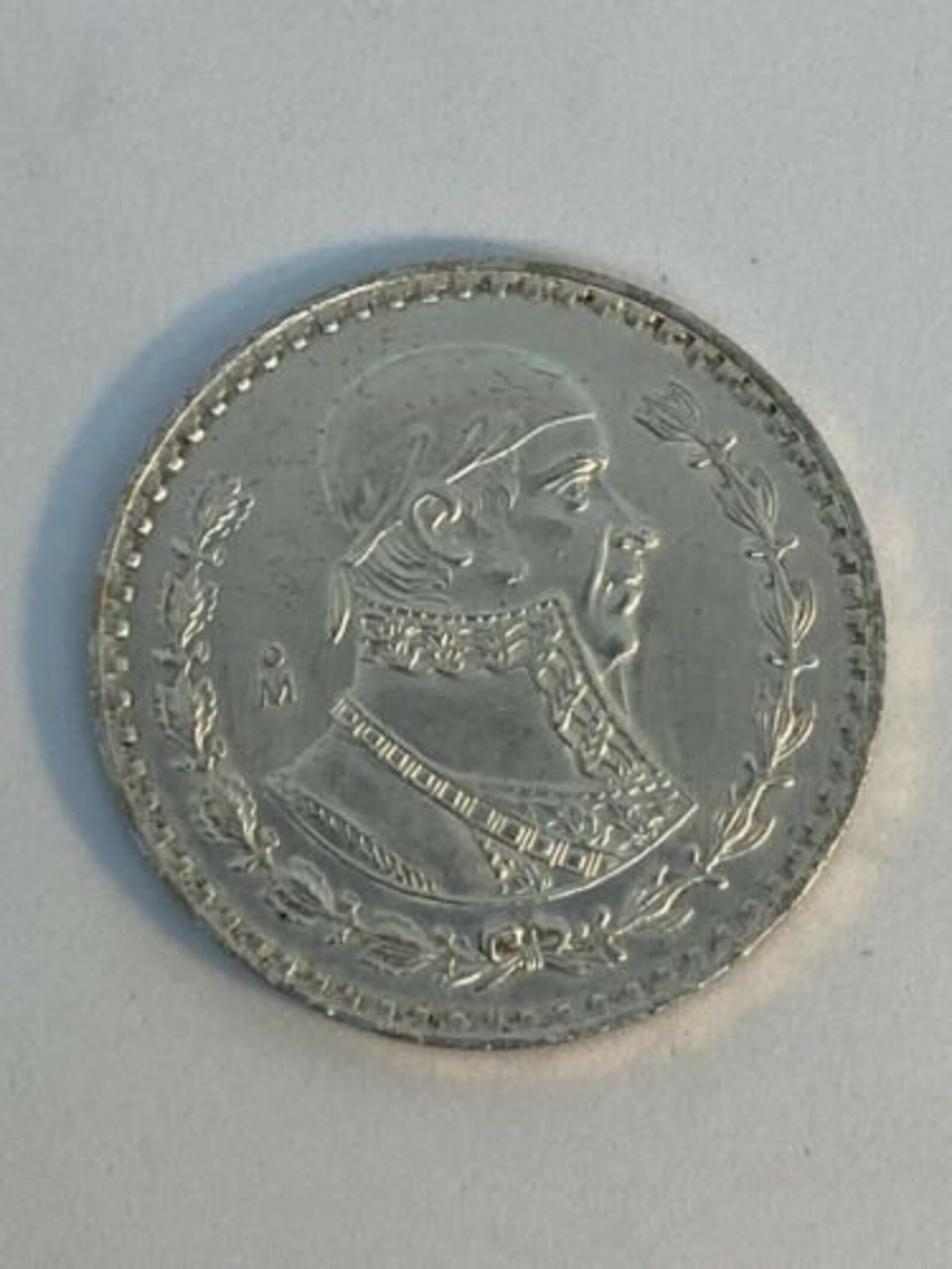 1961m Mexico Morelos Un Peso Mejicano Silver Coin One Mexican Etsy