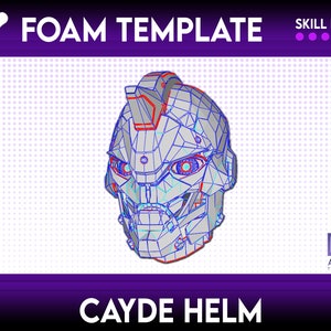 Cayde-6 Head EVA Foam Template