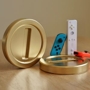 Mario Inspired Gold Coin Mario Moive inspired Prop Mario jumbo Coin zdjęcie 5