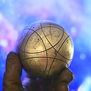 Mappa stellare ispirata ad Ashoka - Mappa sfera fantascientifica - CON SUPPORTO PERSONALIZZATO -