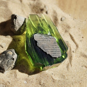 Mandalore Crystal Ruin - Mando Season 3 fan Prop - Mandalorian Crystal -