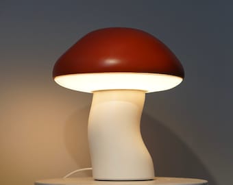 Mushroom Lamp- Nature inspired Light - Mushroom Desk Lamp- Minimal accent lamp -