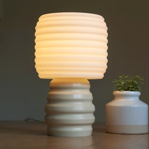 CURV - Modern Table Lamp - Unique Accent lamp - Wave Eco Lamp - Modern Accent Lamp - Quirky Lamp-