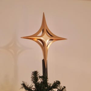Christmas Tree Star - Star of Bethlehem Star - CUSTOM - Original Design - Plastic !