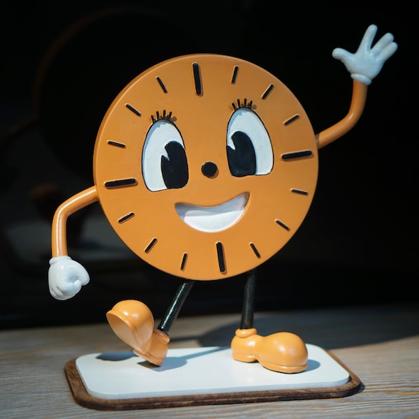 Figura Miss Minutes, reloj TVA, figura de accesorio de escritorio, 6 pulgadas de alto