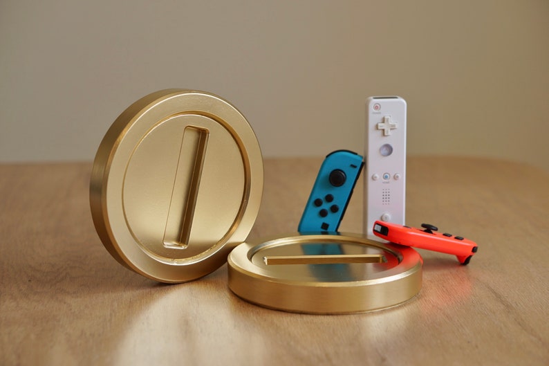 Mario Inspired Gold Coin Mario Moive inspired Prop Mario jumbo Coin zdjęcie 1