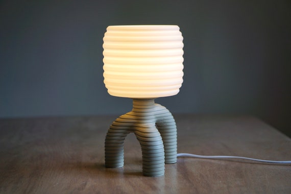 SQUIGGLE Table lamp - Modern Accent lamp - Futuristic Lamp - Modern light - Quirky Lamp -