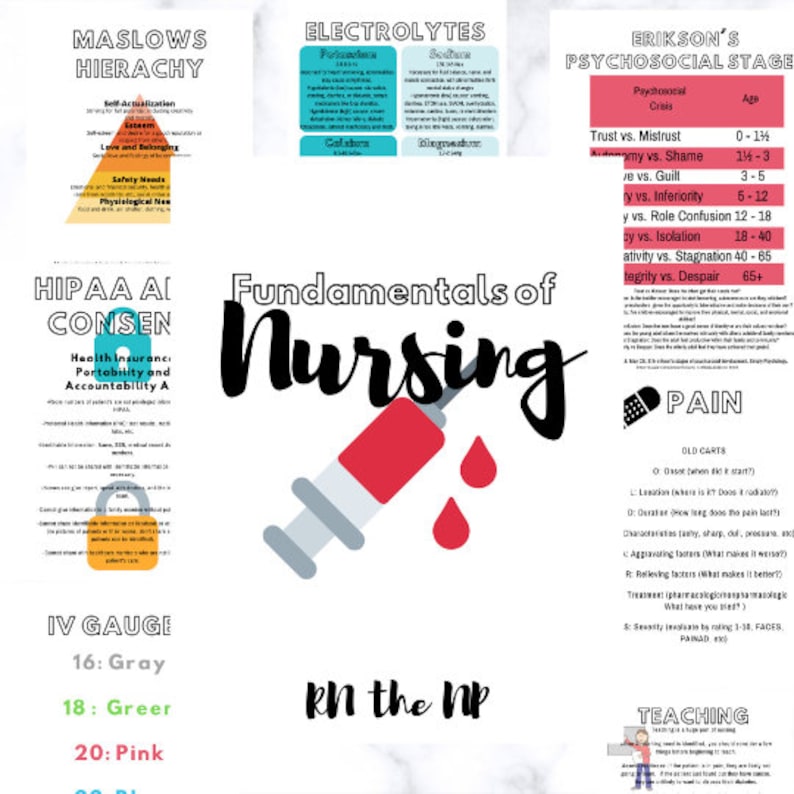 Fundamentals Med-Surg Primary Care Critical Care Full Bundle for Nursing Students