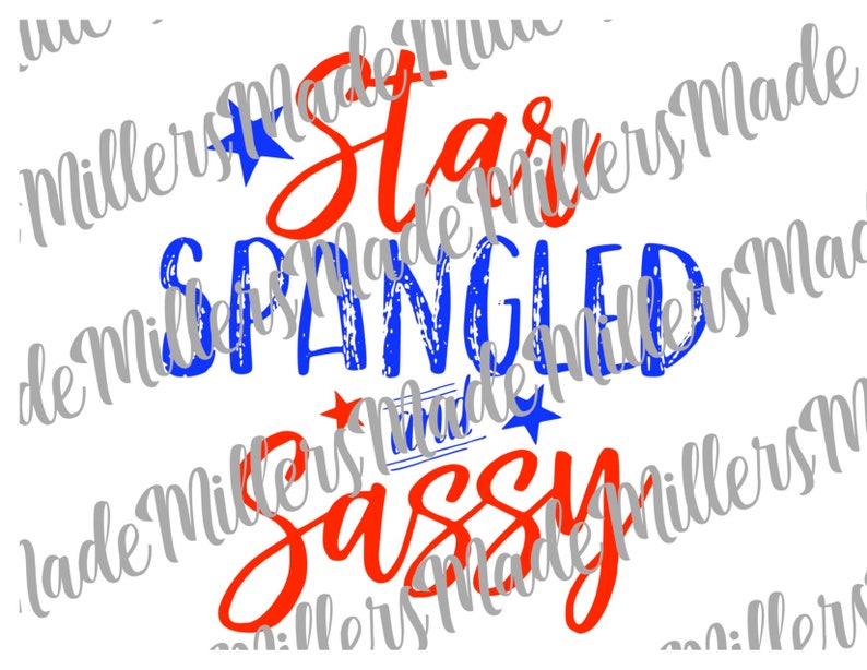 Download Free Star Spangled Sassy Svg Etsy SVG Cut Files