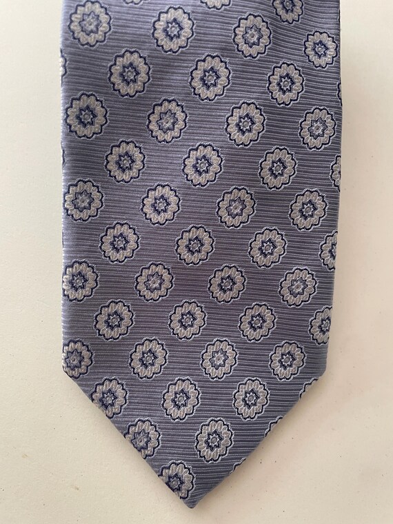 ロバート・タルボット、クラス最高のネクタイ 水色の幾何学模様 - Etsy