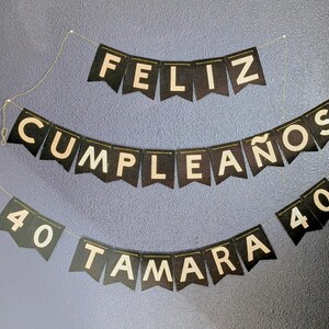 Customized Birthday Banner