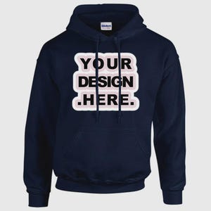 Custom DTF Print Unisex Hoodie: Personalized Text & Logo