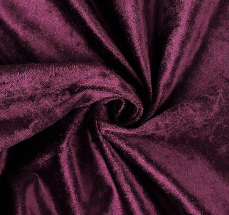 Slate Blue Royal Velvet Fabric 58'' Wide Sells by the Etsy