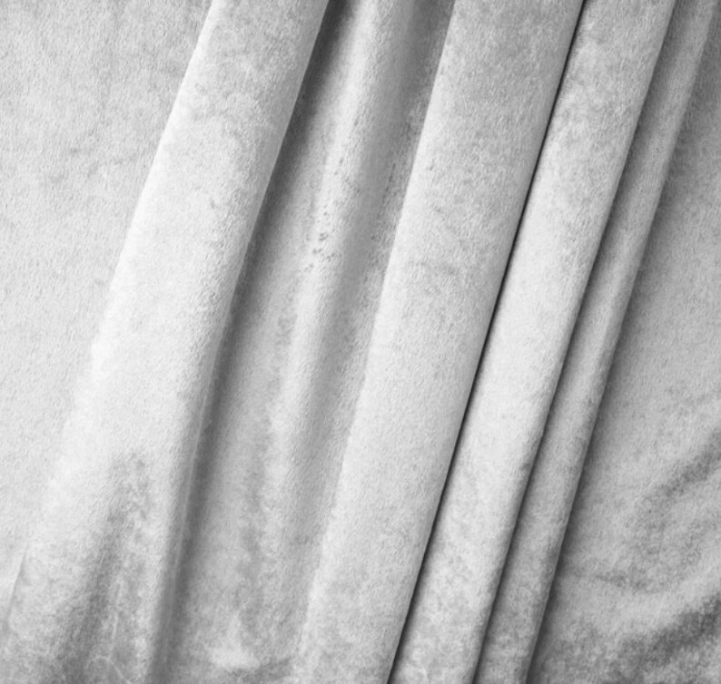 Slate Blue Royal Velvet Fabric 58'' Wide Sells by the Etsy