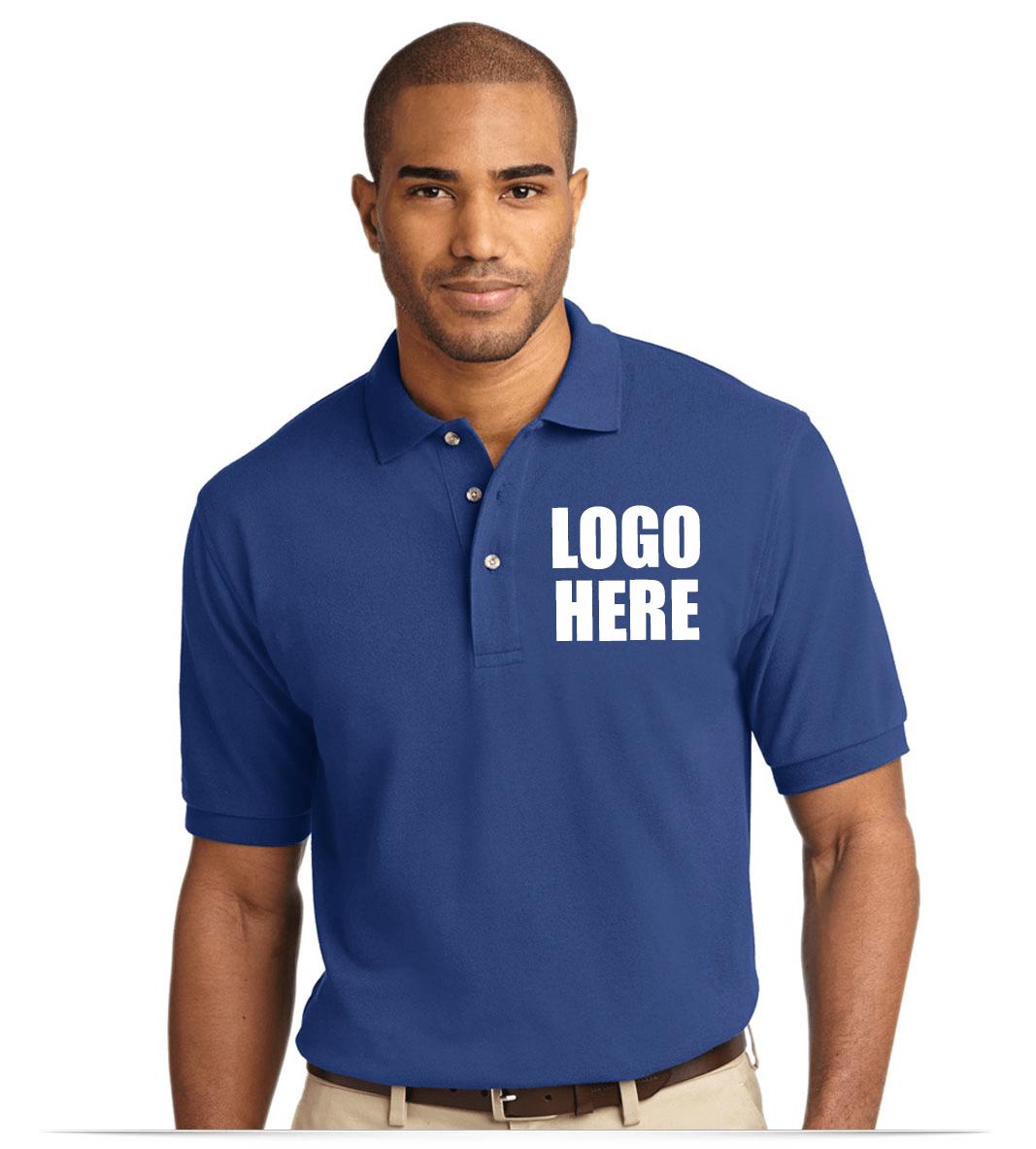 Custom Printed Cotton Polo Shirt: Personalized Work & Sports Uniform