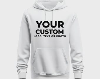 Custom DTF Printed Hoodie: Personalized Text or Logo, Unisex Fit