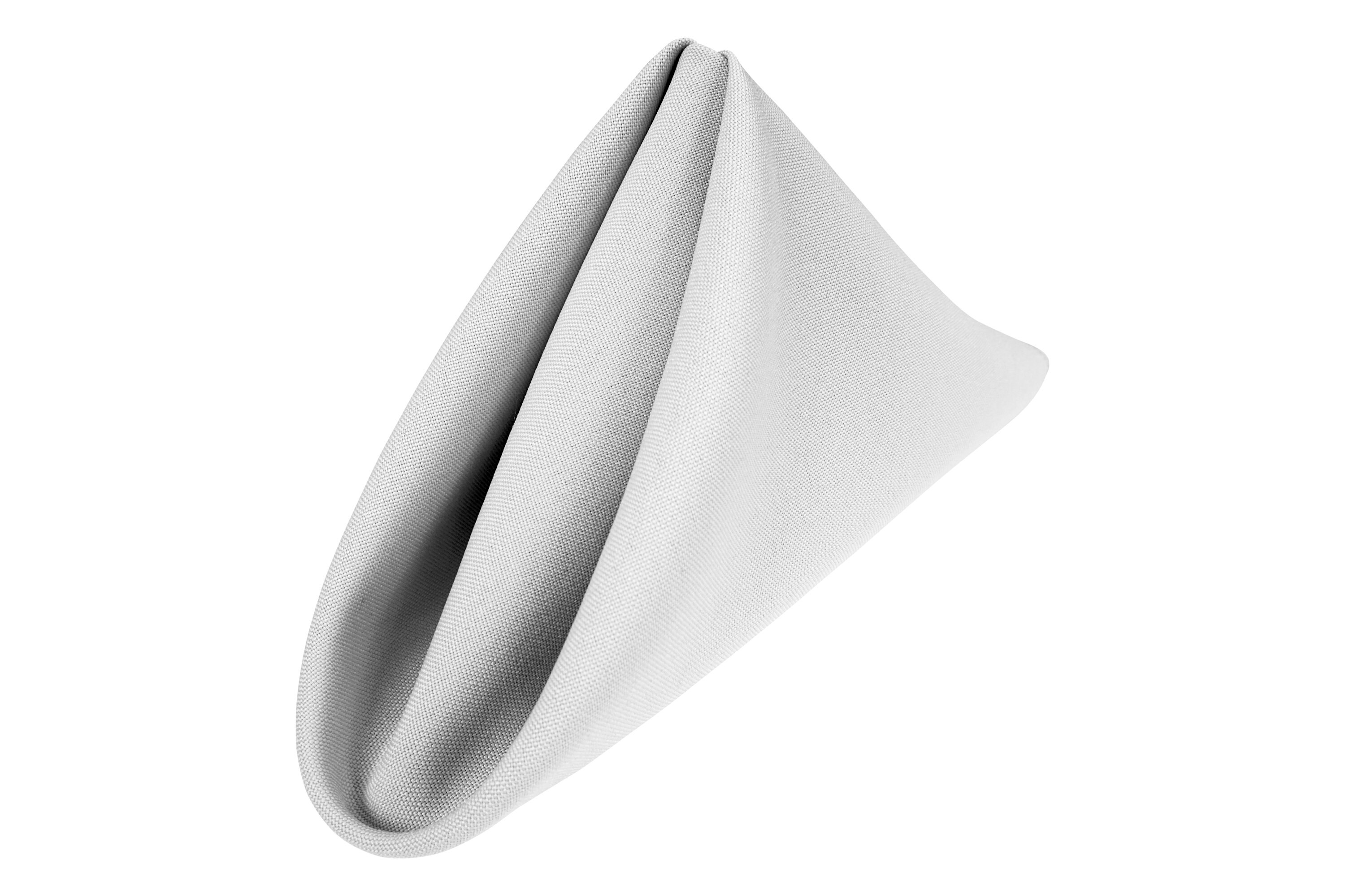 17x17 White Polyester Napkins Pack of 12 AGN Elegant Linen Etsy