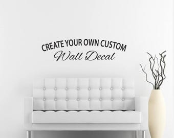 Custom Vinyl Wall Decal: Personalized Quote, Removable Home Decor