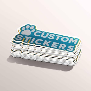 Custom Vinyl Stickers: Waterproof Die Cut Logo Decals