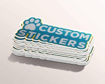 Custom Vinyl Stickers: Waterproof Die Cut Logo Decals