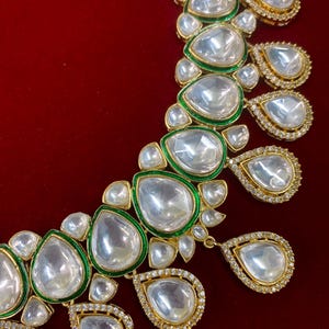 Rihana Sabyasachi inspired kundan choker necklace image 4
