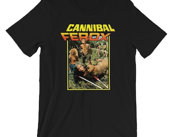 Cannibal Ferox T-Shirt - Vintage Splatter Horror Movie Shirt