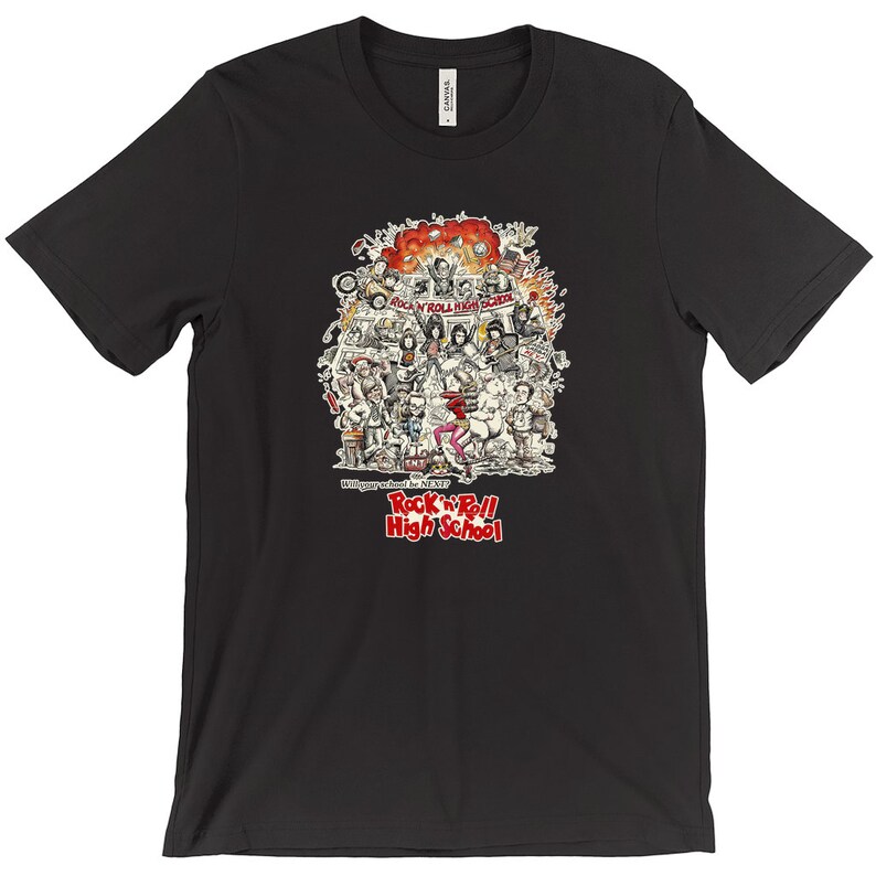 Rock 'N' Roll High School T Shirt Indie Music Cult Movie T