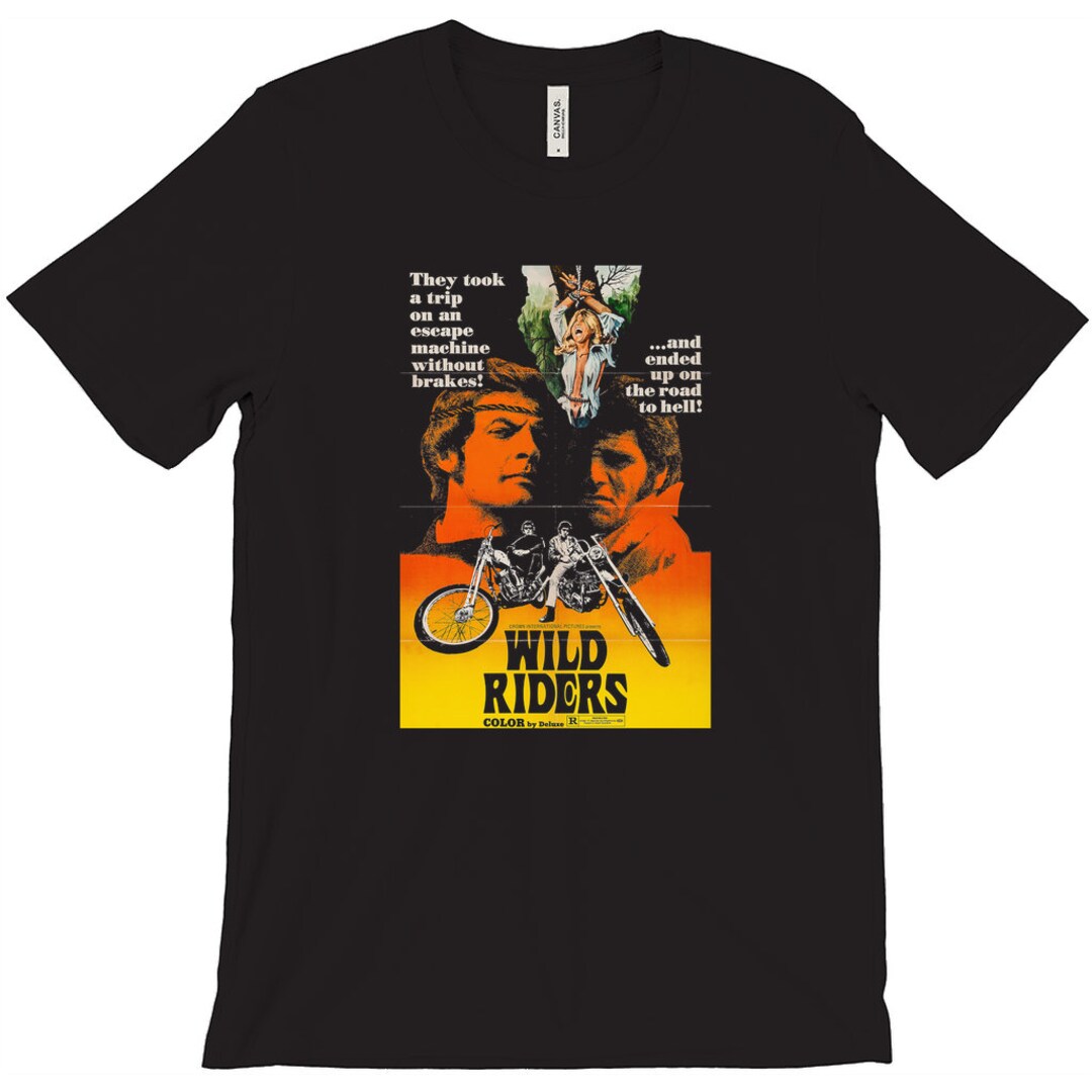 Wild Riders Movie Tshirt, Vintage Cult Movie T Shirts Etsy