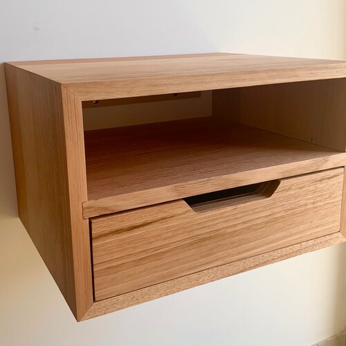 Victorian Ash Floating Bedside Table/nightstand/side Etsy