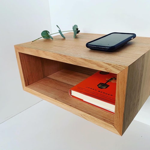 Victorian Ash Floating Bedside Table/nightstand/side Etsy