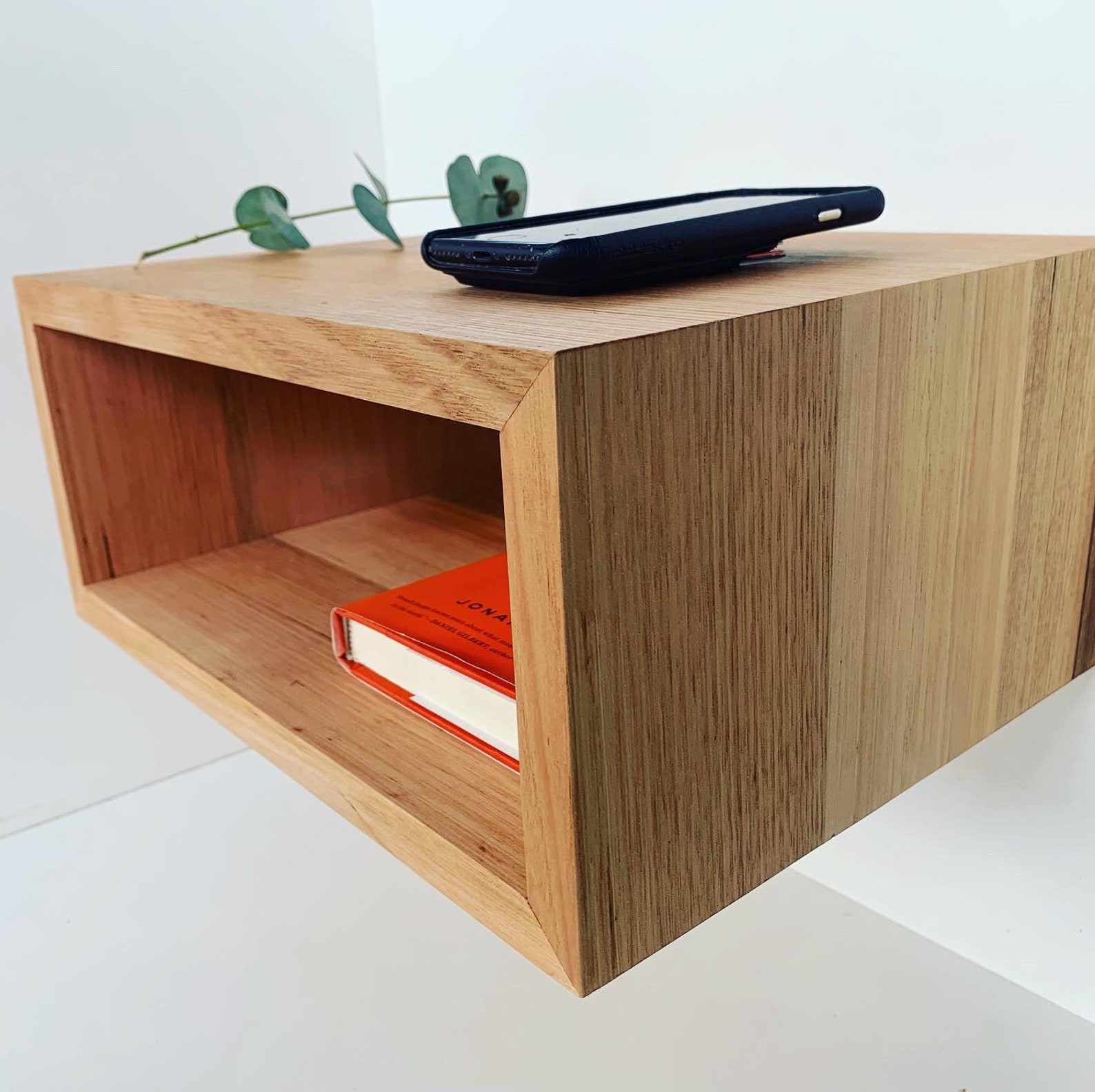 Oak Floating Bedside Table/Nightstand/Side Table Free Etsy