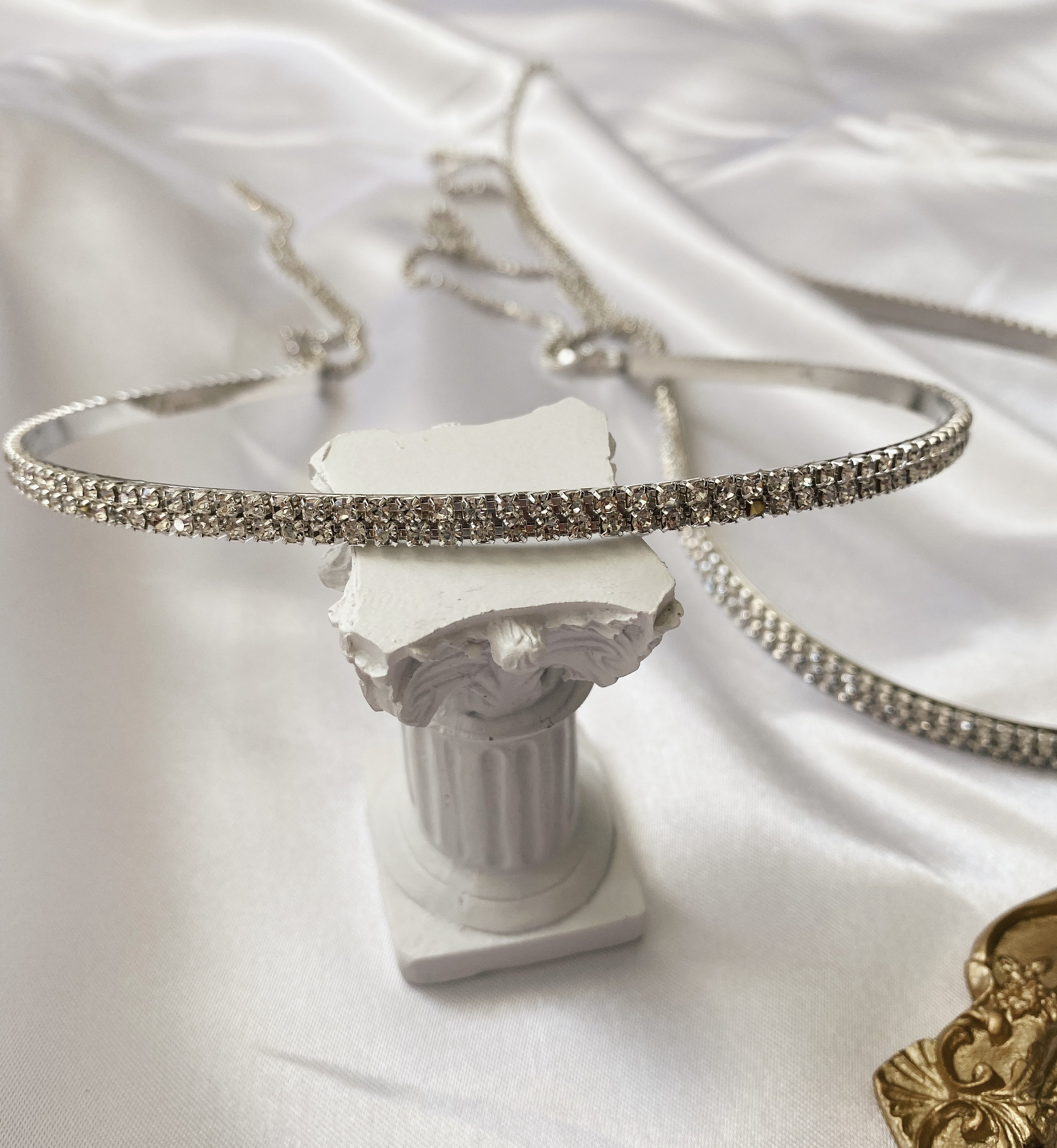 Rhinestone Headband With Tassel women Tassel Headband Etsy