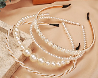 Details about Mia Knotted Velvet Headband White Pearls Hair Accessory for Women Teens Girls Details about Mia Knotted Velvet Headband White Pearls Hair Accessory for Women Teens Girls