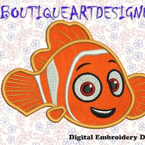Fish Applique Embroidery Designs, Fish Embroidery Designs, Fish design, machine embroidery